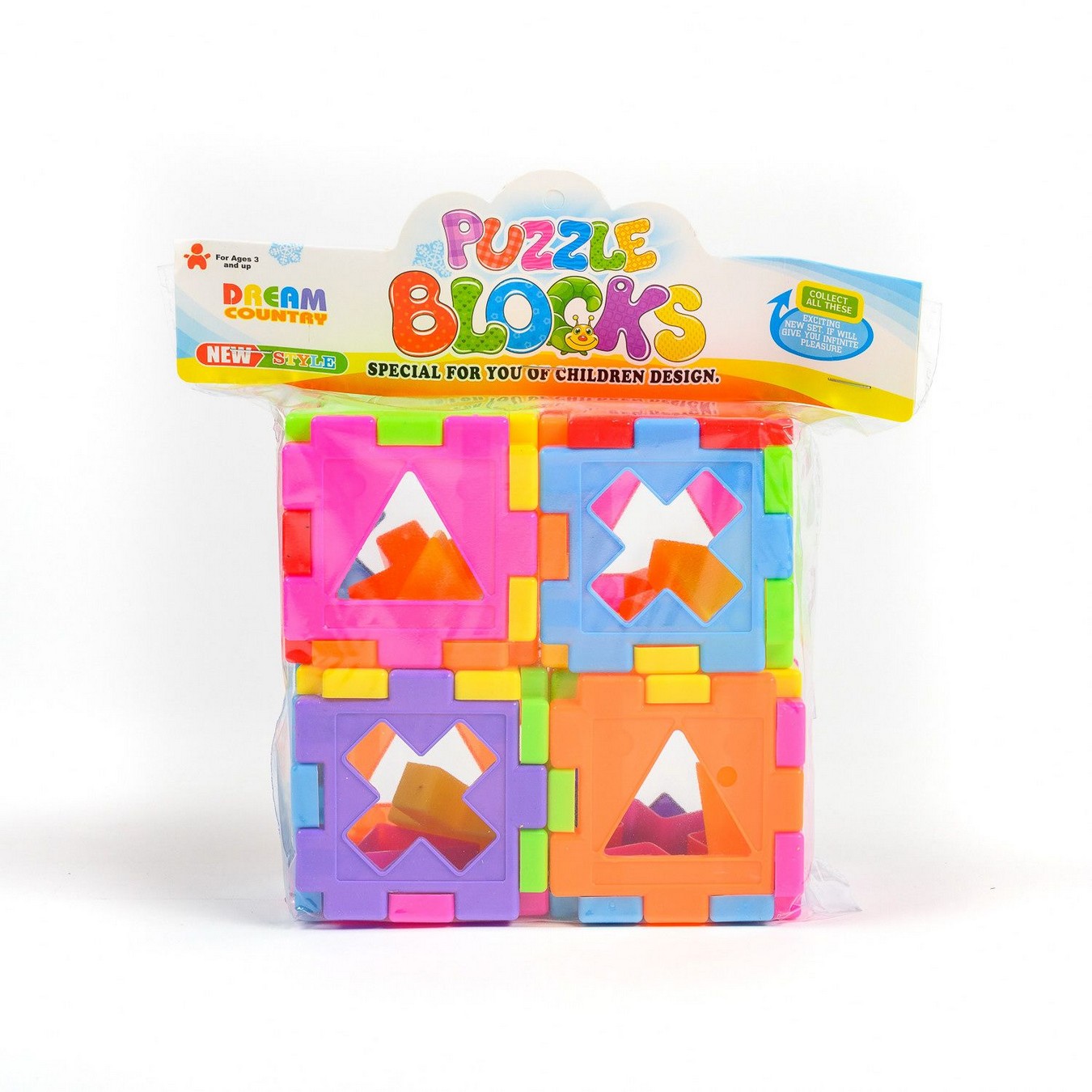 HK MINI IGRAČKA, SASTAVI KOCKE, 4 KOMADA