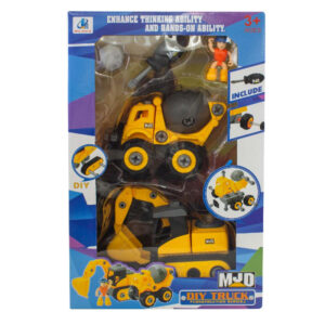 GRADJEVINSKO VOZILO I FIGURA RASKLOPIVI SET