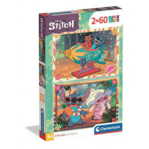 CLEMENTONI PUZZLE 2X60 STITCH 2025