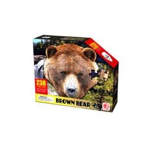 Puzzle U Obliku Životinje - Mrki Medved 238 Delova