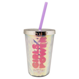 WOW Generation čaša sa slamkom dijamant 350 ml